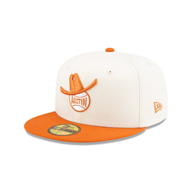 Round Rock Express New Era Custom Austin Senators Hook'em 5950 Fitted Cap