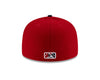 Tacoma Rainiers New Era 59Fifty Red Navy Cheney Patch Cap