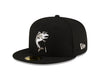 Tacoma Rainiers New Era 9Fifty Black White Sam Snapback Cap