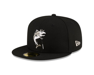 Tacoma Rainiers New Era 59Fifty Black Slammin' Sam Cap