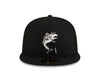 Tacoma Rainiers New Era 59Fifty Black Slammin' Sam Cap