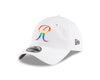 Tacoma Rainiers New Era 9Twenty White Rainbow R Cap