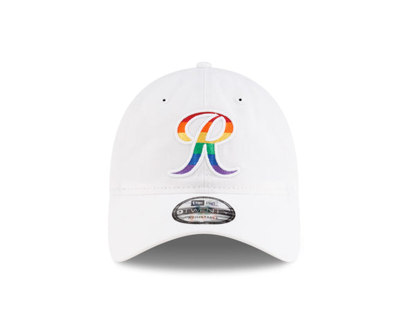 Tacoma Rainiers New Era 9Twenty White Rainbow R Cap