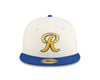 Tacoma Rainiers New Era 59Fifty Chrome Royal R Cap