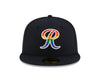 Tacoma Rainiers New Era 59Fifty Navy Pride R Fitted Cap