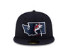 Tacoma Rainiers New Era 59Fifty Navy Slammin' Sam State Cap