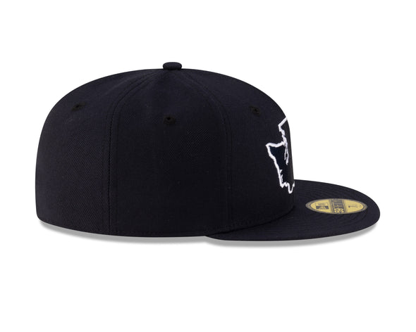 Tacoma Rainiers New Era 59Fifty Navy Slammin' Sam State Cap