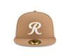 Tacoma Rainiers New Era 59Fifty Khaki White R Cap