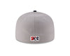 Tacoma Rainiers New Era 59Fifty Gray Navy Cheney Patch Cap