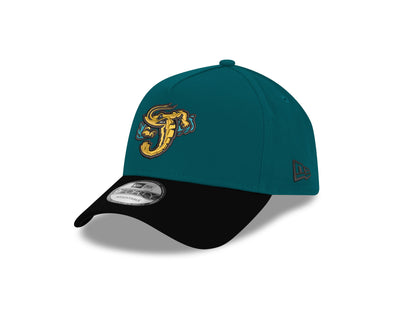 Jacksonville Jumbo Shrimp New Era Grit-Iron A-Frame 9Forty Snapback