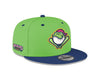 Greenville Drive New Era Lime Ranas 9FIFTY Snapback Hat