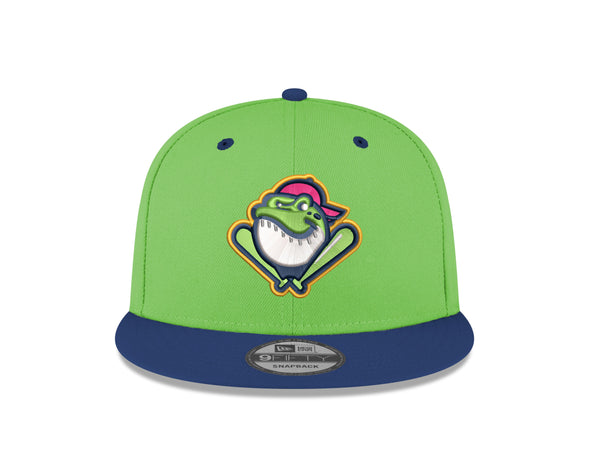 Greenville Drive New Era Lime Ranas 9FIFTY Snapback Hat