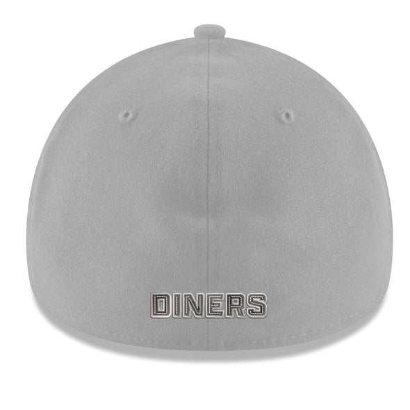 Somerset Patriots Adult 39Thirty Jersey Diners White Gray State & Eggs Flex Fit Cap