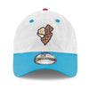 Somerset Patriots Adult New Era 9Twenty Jersey Diners State & Eggs Adjustable Unstructured Slide Buckle Cap