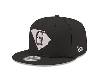 Greenville Drive New Era Black 59FIFTY G State Hat