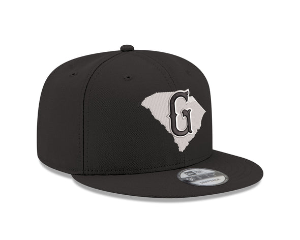 Greenville Drive New Era Black 59FIFTY G State Hat