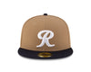 Tacoma Rainiers New Era 59Fifty Khaki Navy Cap