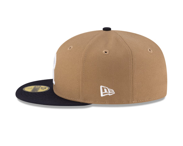 Tacoma Rainiers New Era 59Fifty Khaki Navy Cap
