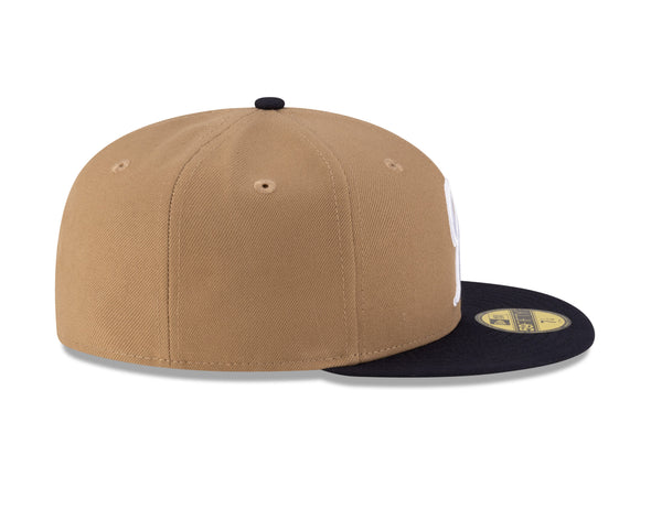 Tacoma Rainiers New Era 59Fifty Khaki Navy Cap