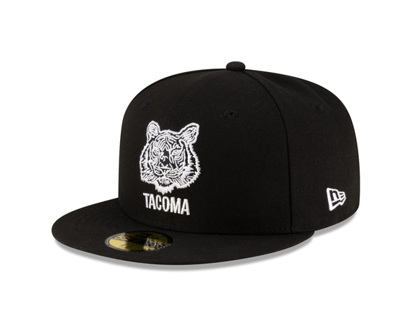 Tacoma Rainiers New Era 59Fifty Tacoma Tigers Black Cap