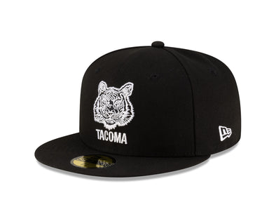 Tacoma Rainiers New Era 59Fifty Tacoma Tigers Black Cap