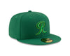 Tacoma Rainiers New Era 59Fifty Metallic Green St. Patrick's Day Cap