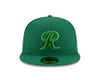 Tacoma Rainiers New Era 59Fifty Metallic Green St. Patrick's Day Cap