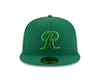 Tacoma Rainiers New Era 59Fifty Metallic Green St. Patrick's Day Cap