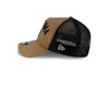 Tacoma Rainiers New Era 9Forty A-Frame Khaki Black Trucker Cap