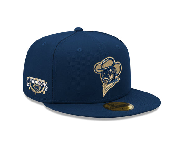 Sugar Land Space Cowboys New Era Hat Snapback Triple-A Champs Gold