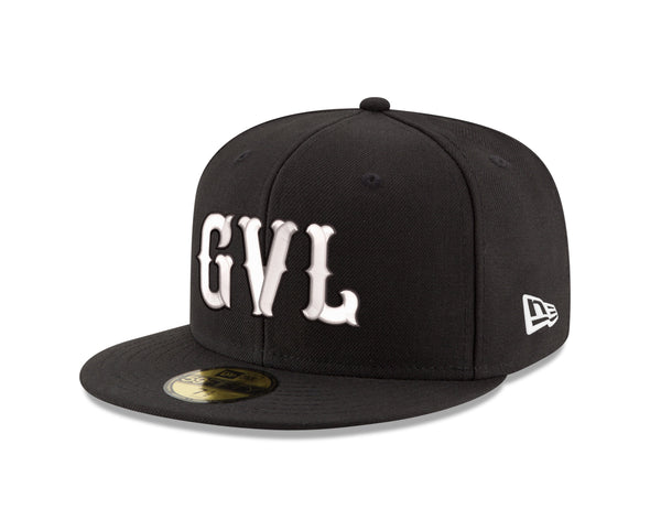Greenville Drive New Era Black LP 59FIFTY GVL Hat