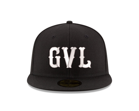 Greenville Drive New Era Black LP 59FIFTY GVL Hat