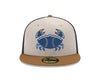 Jersey Shore BlueClaws New Era Custom Crab Emblem Bronze and Navy 59FIFTY Cap