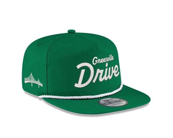 Greenville Drive New Era Kelly Green Golfer Hat
