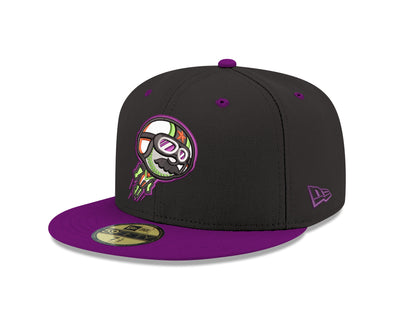 New Era Black/Purple 59FIFTY Cap