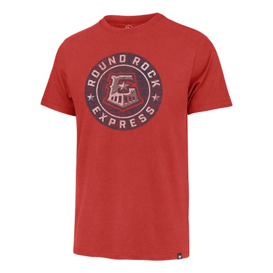 Round Rock Express 47 Brand Racer Red Primary Franklin Tee
