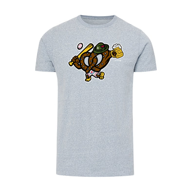 Prost Heather Metal Grey Pretzel Tee