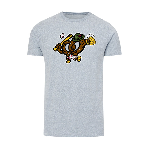 Prost Heather Metal Grey Pretzel Tee