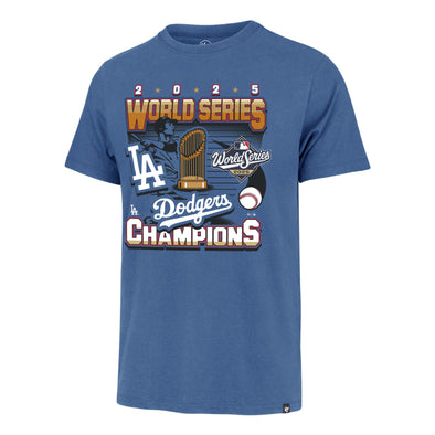 OKC Comets LA Dodgers 2025 World Series Champs Blue Tee