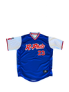 OT Sports Alec Bohm Royal Blue R-Phils Train Throwback Adult Replica Jersey