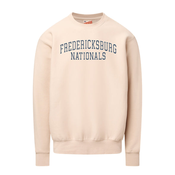 FredNats Almond Stitched Crewneck