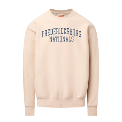 FredNats Almond Stitched Crewneck