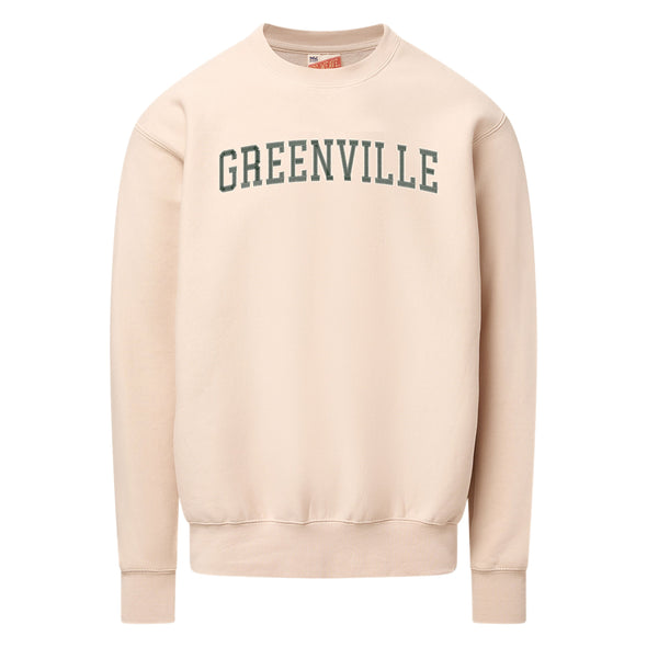 Greenville Drive MV Sport Pro Weave Almond Crewneck Sweatshirt