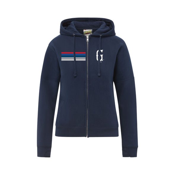 Greenville Drive MV Sport Navy Women's Full Zip