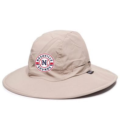 Nashville Sounds OC Khaki Primary Logo Boonie Hat