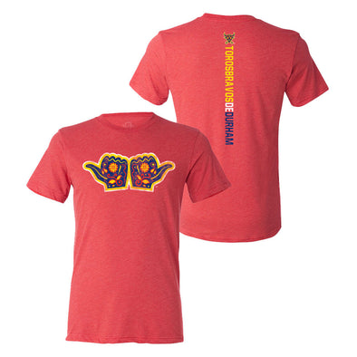 Durham Bulls 108 Stitches Copa Razorback Tee