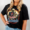 Nashville Sounds Skeleton Rocker Black Tee