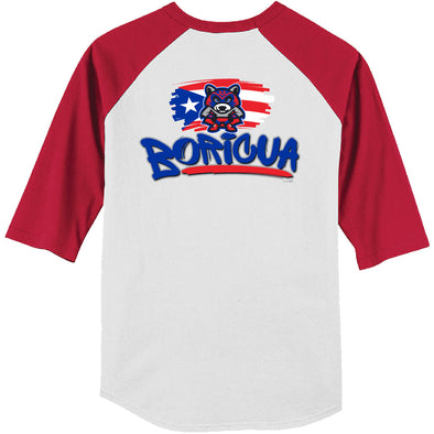 Adult Bríbon Boricua Color Block Raglan T-Shirt [SALE]