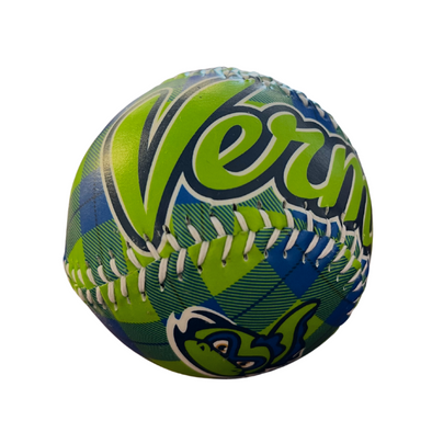 Blue and Green Plaid Baseball