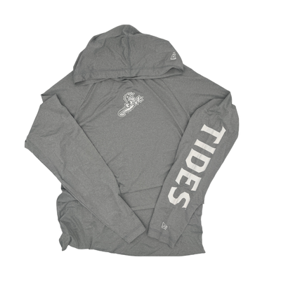 Norfolk Tides New Era Gray Lightweight Hoodie